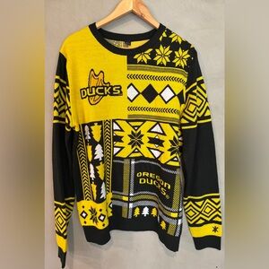 Sports Illustrated Fanatics University of Oregon Ducks sweater unisex size large